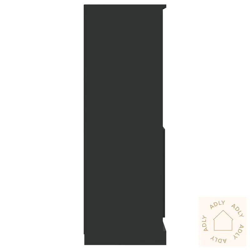 Highboard Svart 60X35,5X103,5 Cm Konstruert Tre