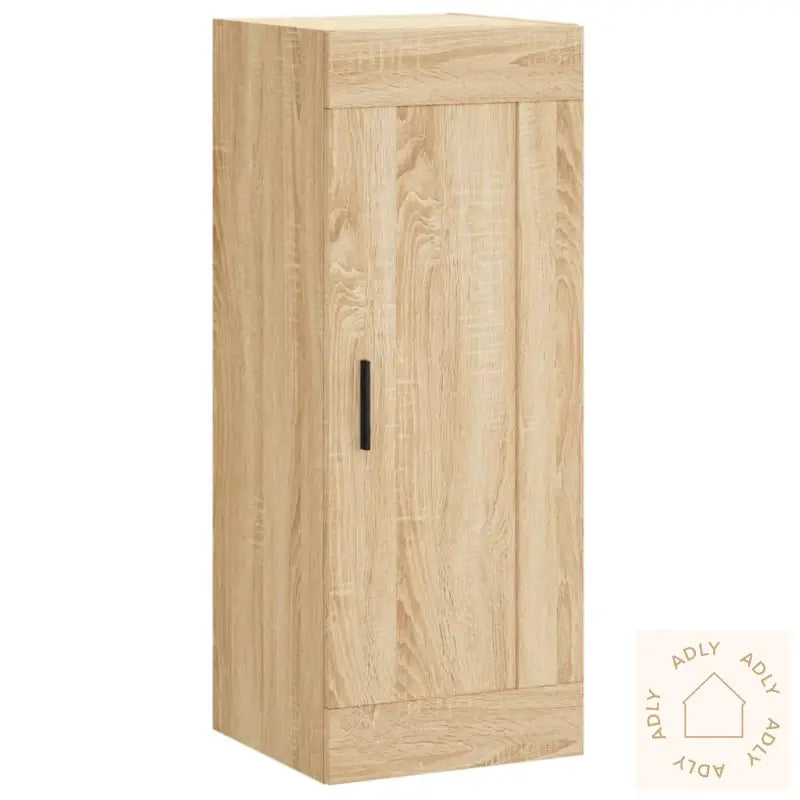 Highboard Sonoma Eik 34,5X34X180 Cm Konstruert Tre