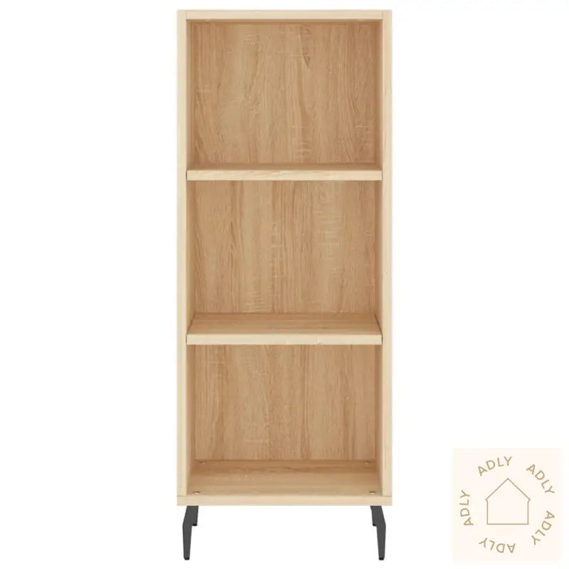 Highboard Sonoma Eik 34,5X34X180 Cm Konstruert Tre