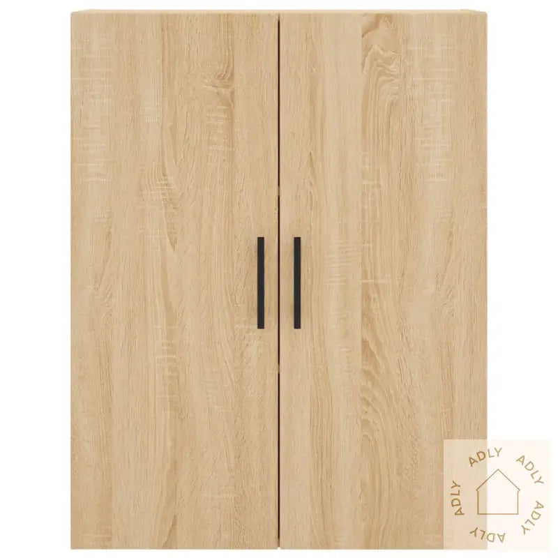 Highboard Sonoma Eik 69,5X34X180 Cm Konstruert Tre