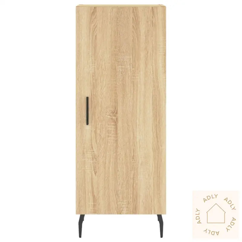 Highboard Sonoma Eik 34,5X34X180 Cm Konstruert Tre