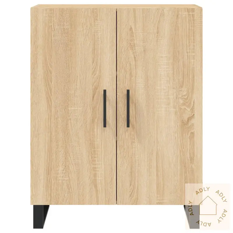 Highboard Sonoma Eik 69,5X34X180 Cm Konstruert Tre