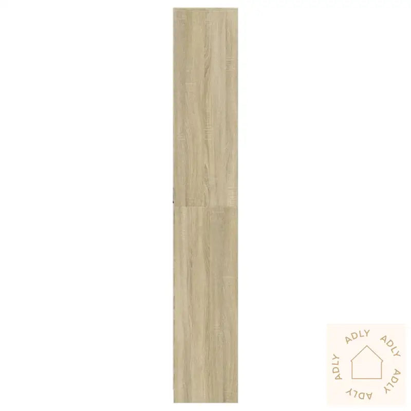 Garderobe Med Led Sonoma Eik 41,5X32,5X200 Cm Konstruert Tre