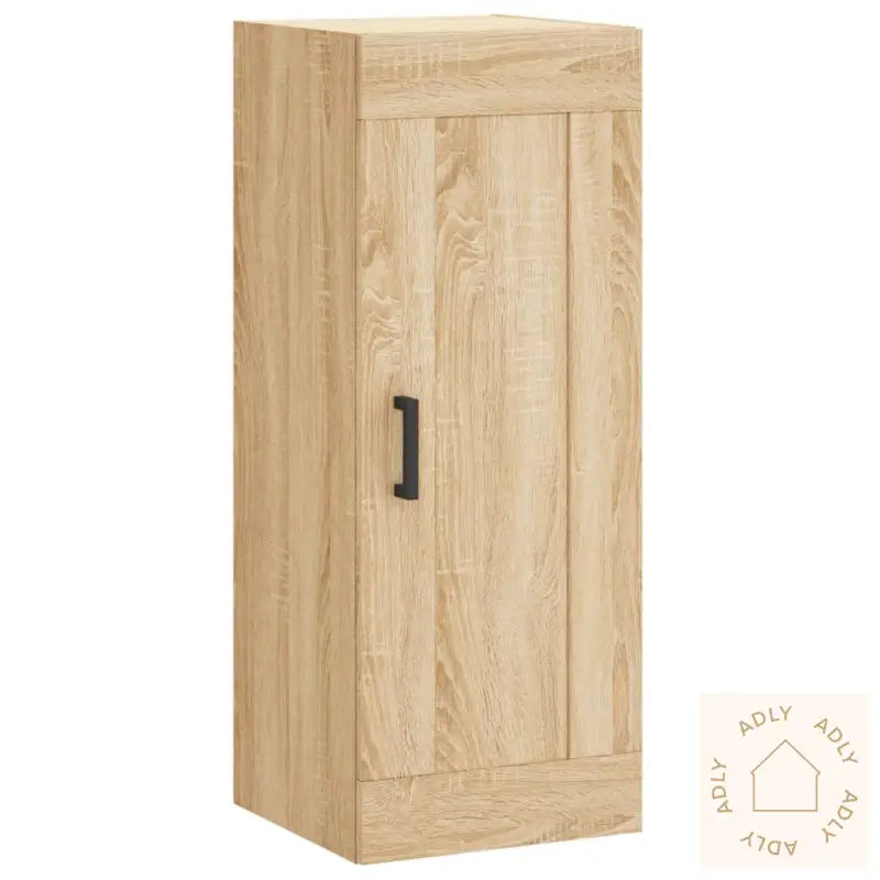 Highboard Sonoma Eik 34,5X34X180 Cm Konstruert Tre