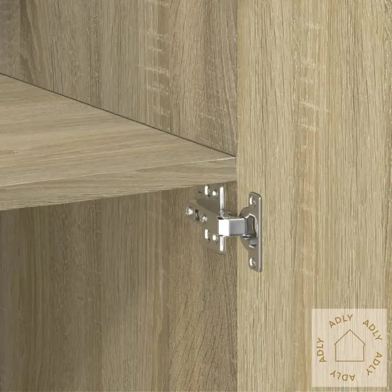 Highboard Sonoma Eik 70X42,5X185 Cm Konstruert Tre