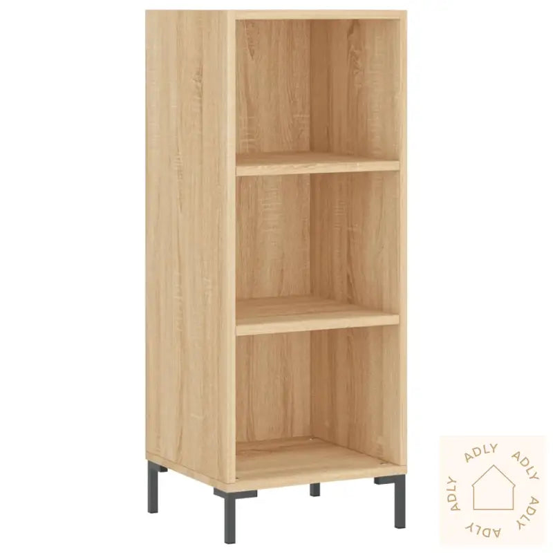 Highboard Sonoma Eik 34,5X34X180 Cm Konstruert Tre