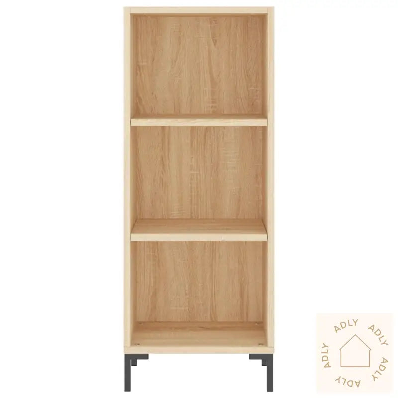 Highboard Sonoma Eik 34,5X34X180 Cm Konstruert Tre