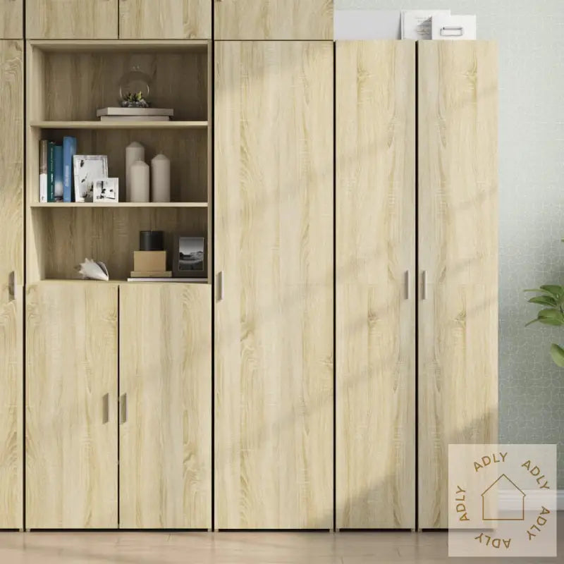 Hylle Sonoma Eik 45X42,5X185 Cm Konstruert Tre