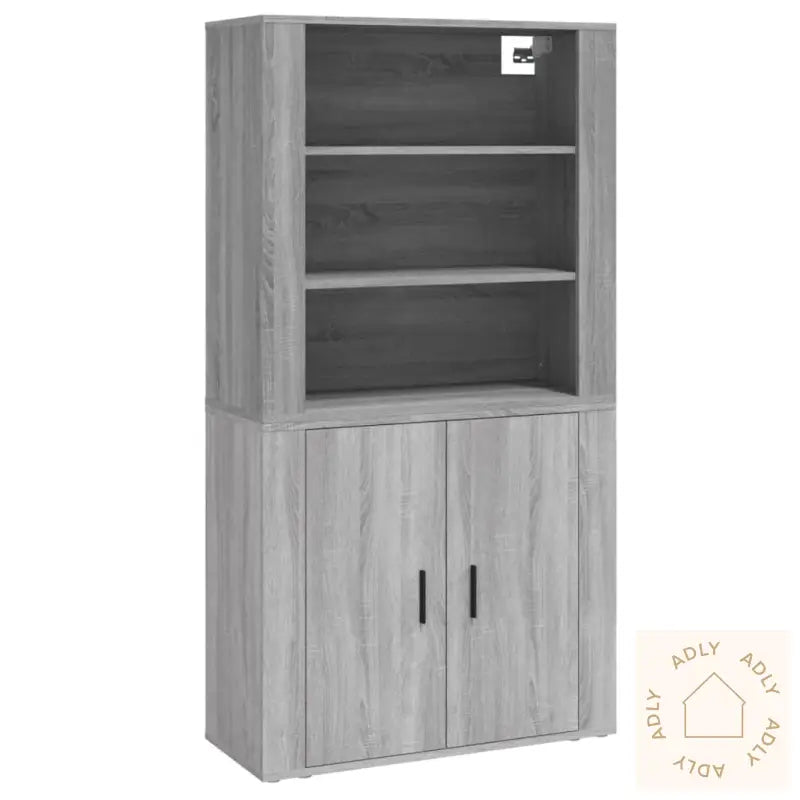 Highboard Grå Sonoma Konstruert Tre