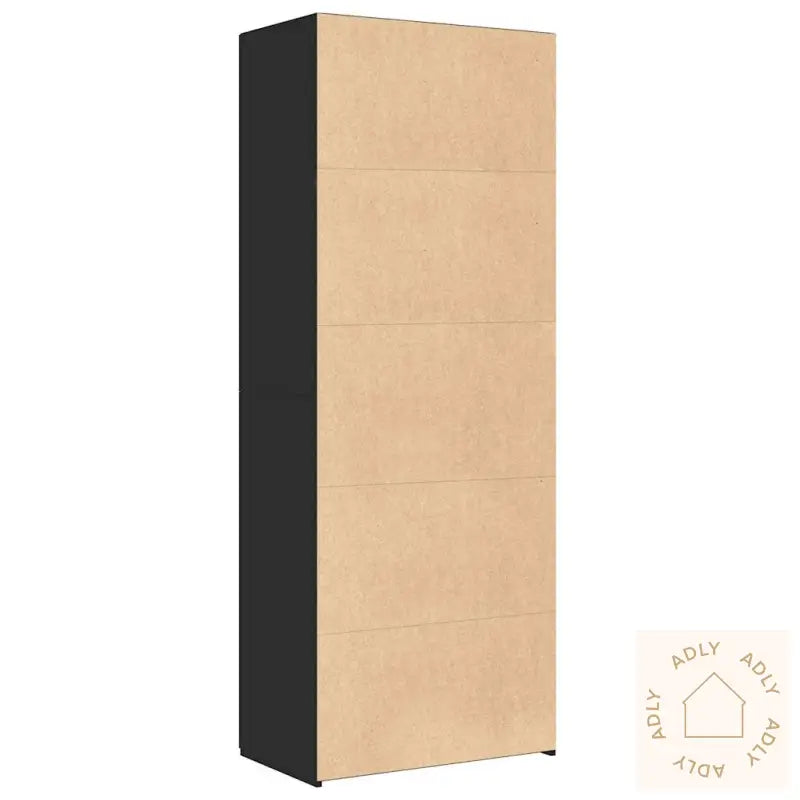 Highboard Svart 70X42,5X185 Cm Konstruert Tre