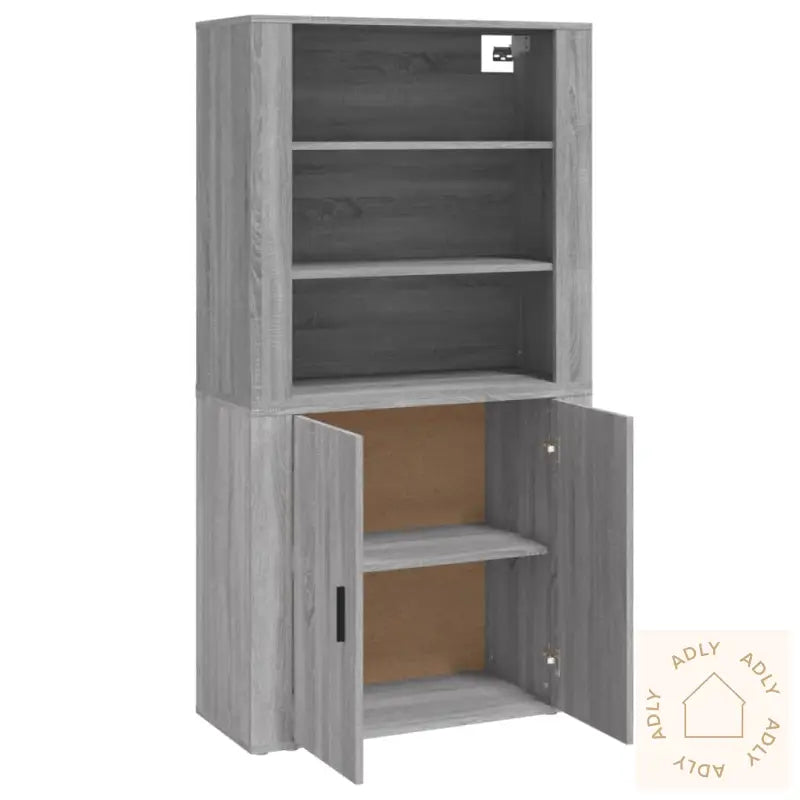 Highboard Grå Sonoma Konstruert Tre