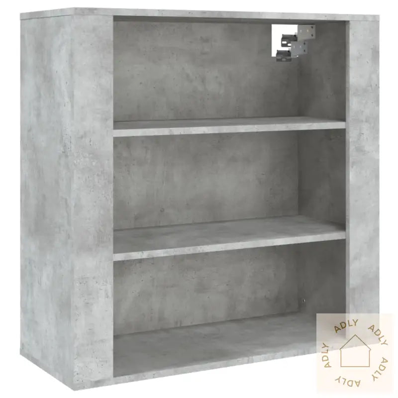 Highboard Betonggrå Konstruert Tre