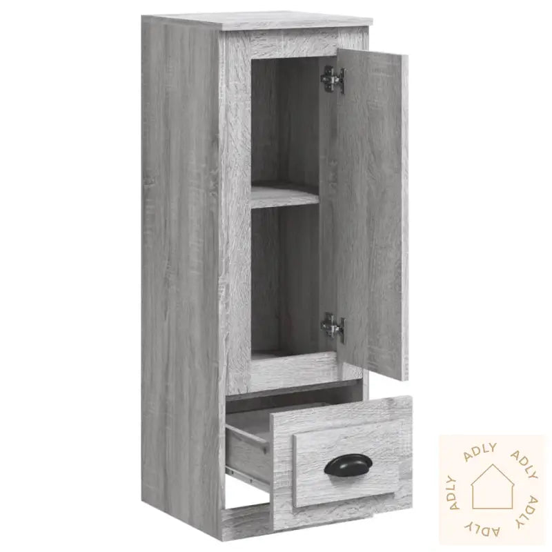 Highboard Grå Sonoma 36X35,5X103,5 Cm Konstruert Tre