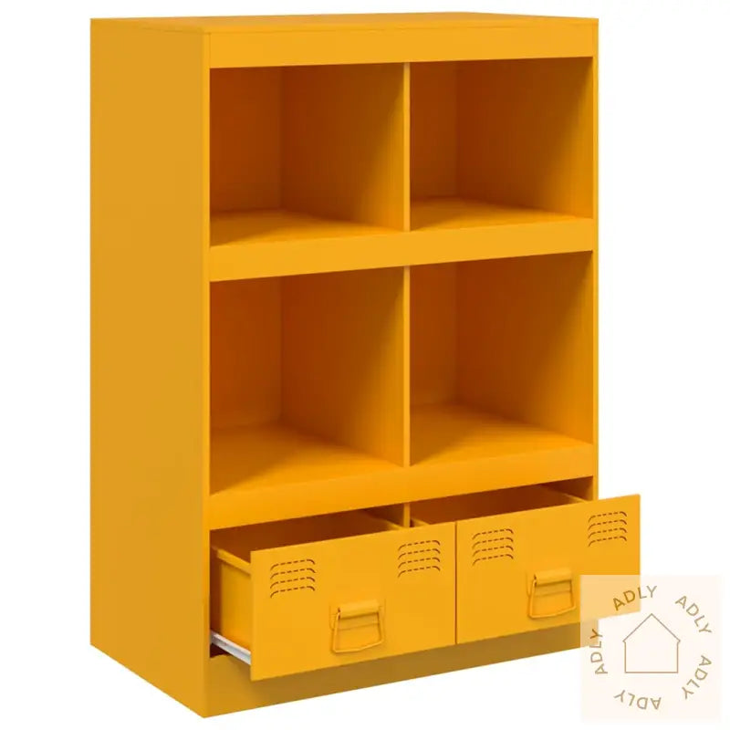 Highboard Sennepsgul 67X39X95 Cm Stål