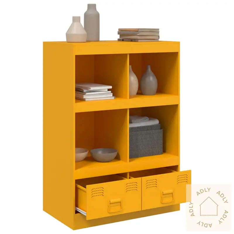 Highboard Sennepsgul 67X39X95 Cm Stål