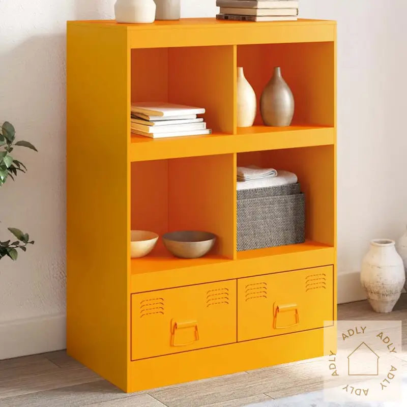 Highboard Sennepsgul 67X39X95 Cm Stål