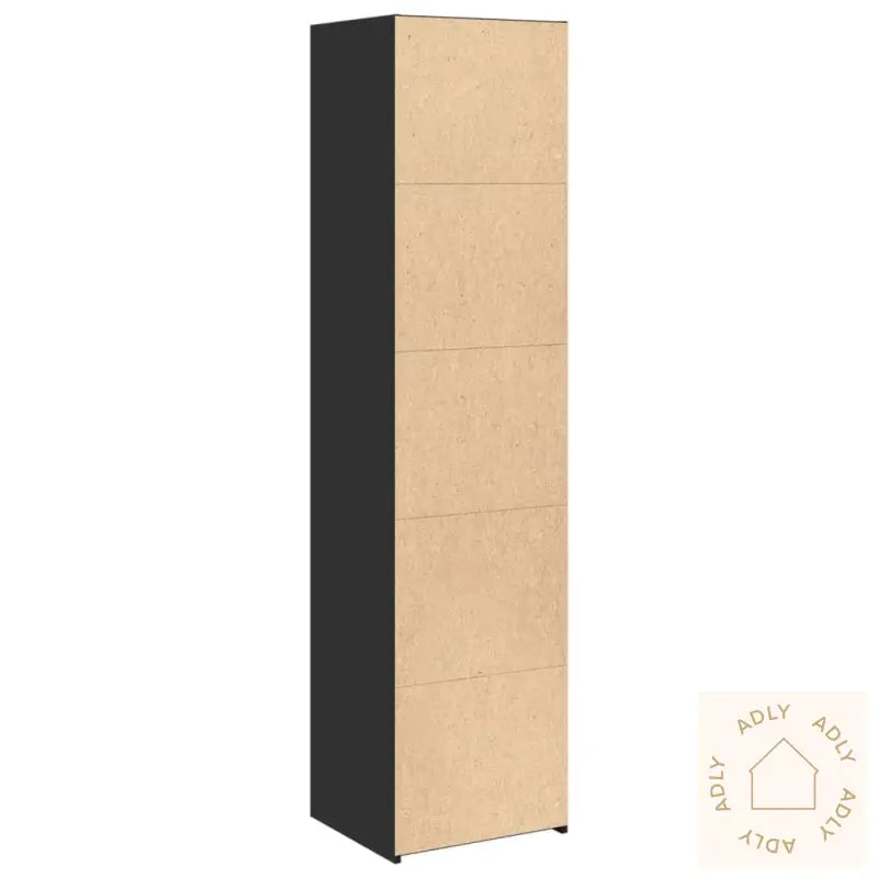 Highboard Svart 45X41X185 Cm Konstruert Tre