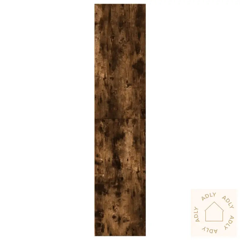 Highboard Røkt Eik 40X41X185 Cm Konstruert Tre