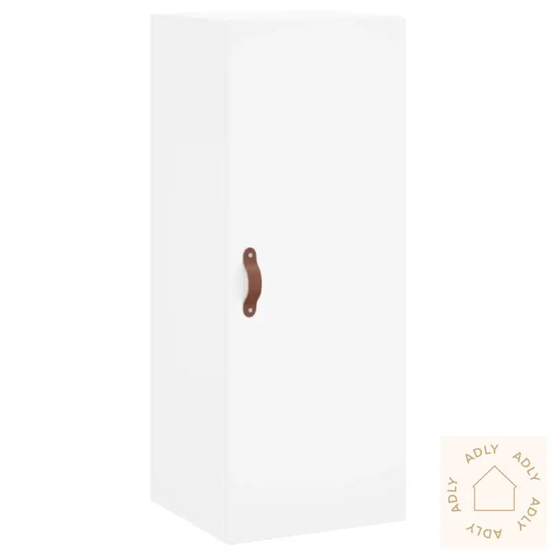 Highboard Hvit 34,5X34X180 Cm Konstruert Tre