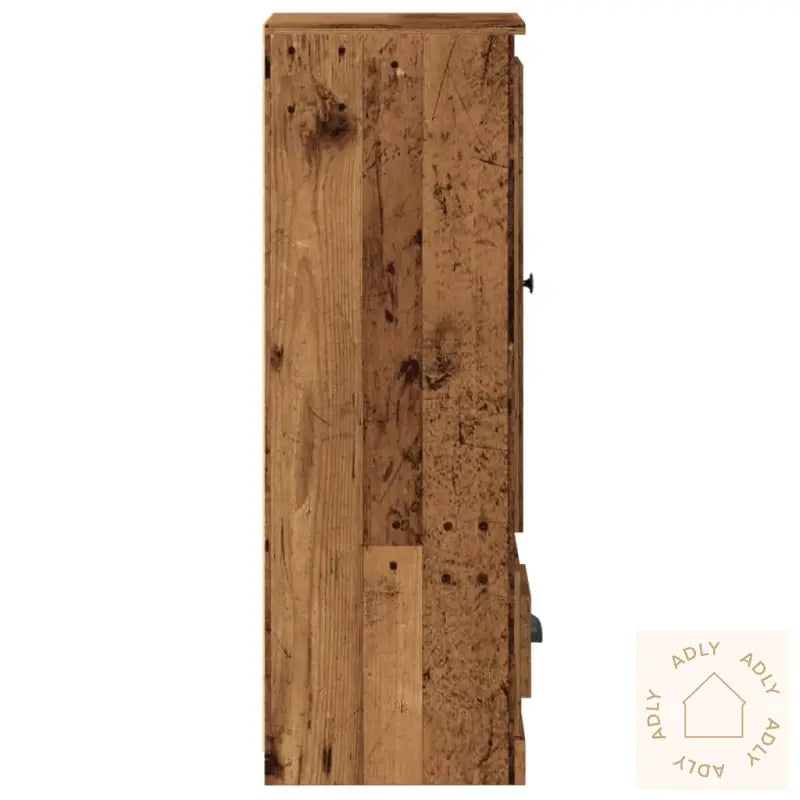 Highboard Gammelt Tre 36X35,5X103,5 Cm Konstruert Tre