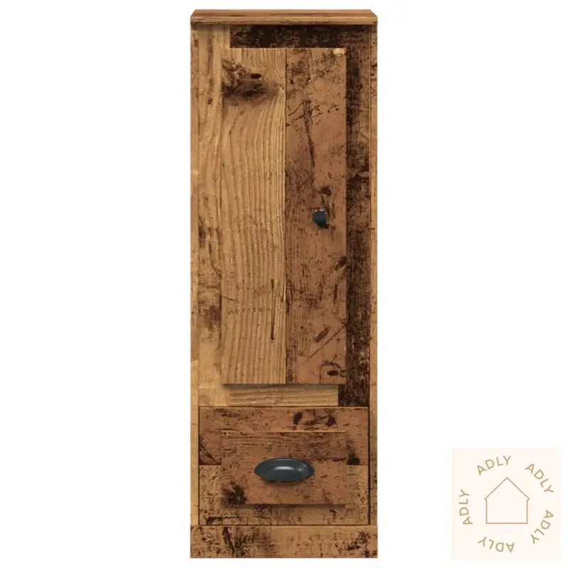 Highboard Gammelt Tre 36X35,5X103,5 Cm Konstruert Tre