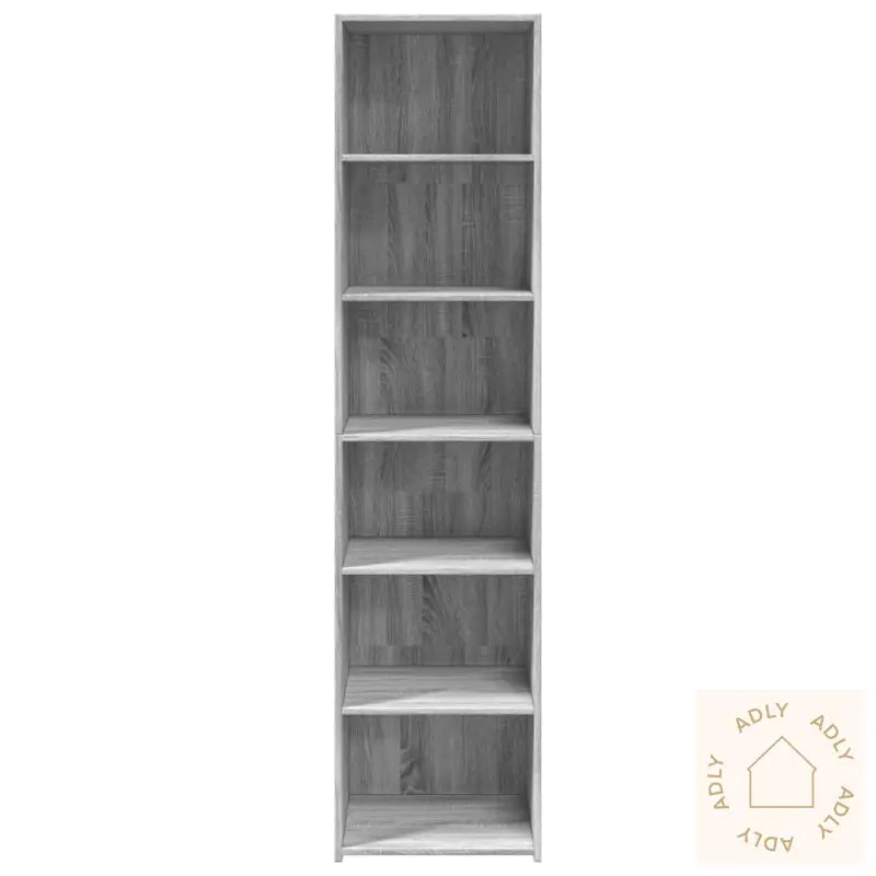 Highboard Grå Sonoma 45X41X185 Cm Konstruert Tre