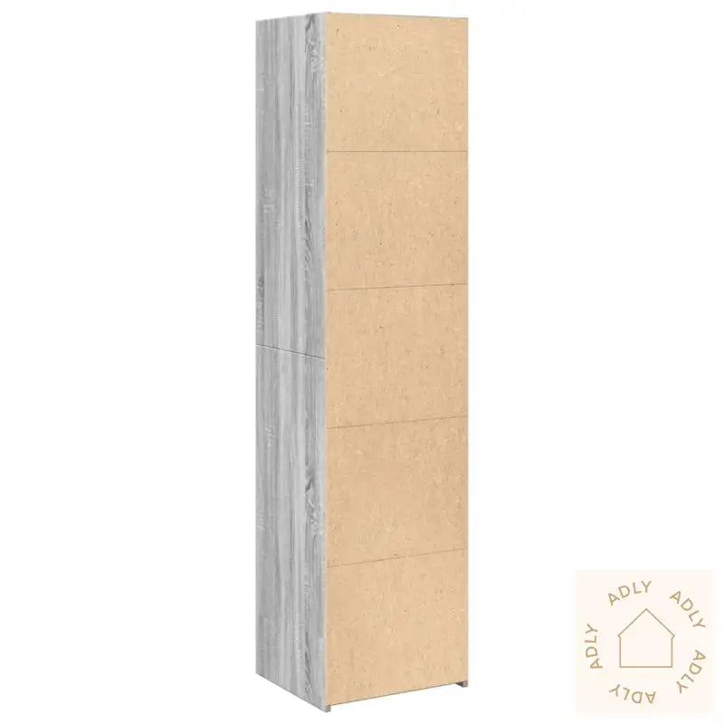 Highboard Grå Sonoma 45X41X185 Cm Konstruert Tre