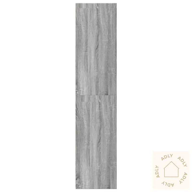 Highboard Grå Sonoma 45X41X185 Cm Konstruert Tre