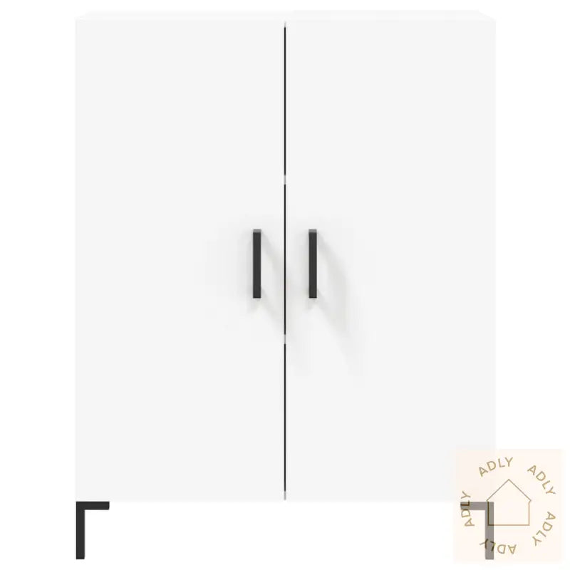 Highboard Hvit 69,5X34X180 Cm Konstruert Tre