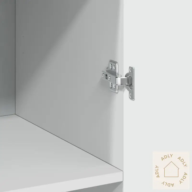 Highboard Hvit 70X42,5X185 Cm Konstruert Tre