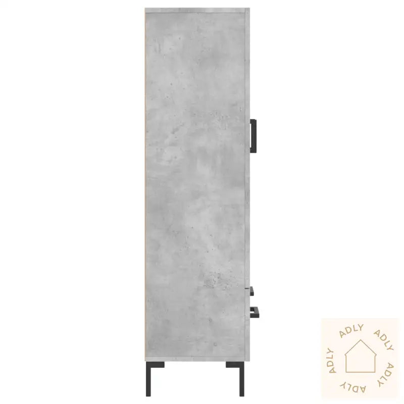 Highboard Betonggrå 69,5X31X115 Cm Konstruert Tre