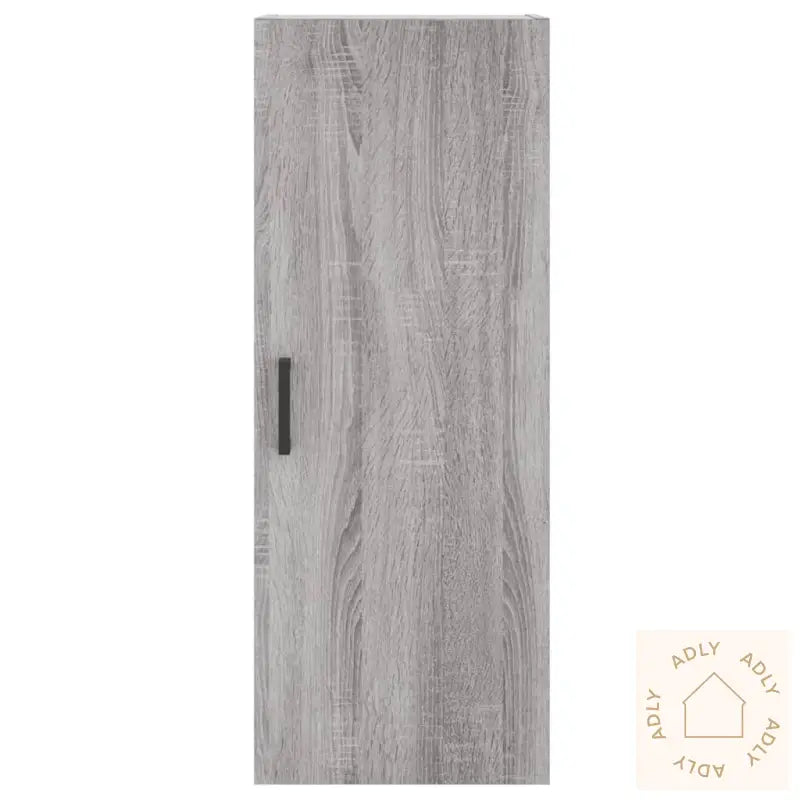 Highboard Grå Sonoma 34,5X34X180 Cm Konstruert Tre