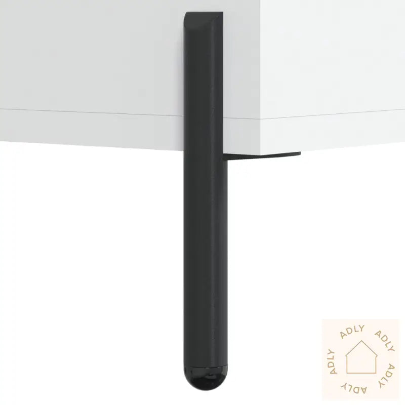 Highboard Hvit 34,5X34X180 Cm Konstruert Tre