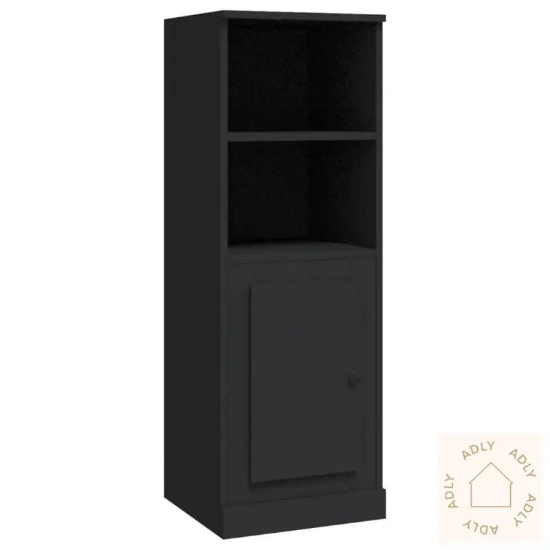 Highboard Svart 36X35,5X103,5 Cm Konstruert Tre