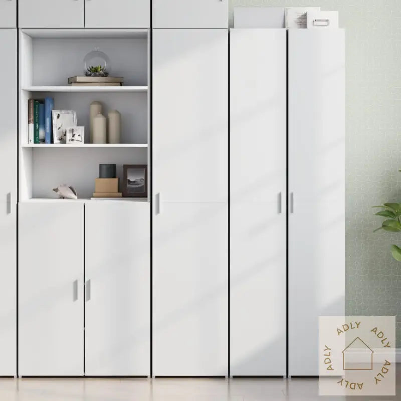Hylle Hvit 40X42,5X185 Cm Konstruert Tre