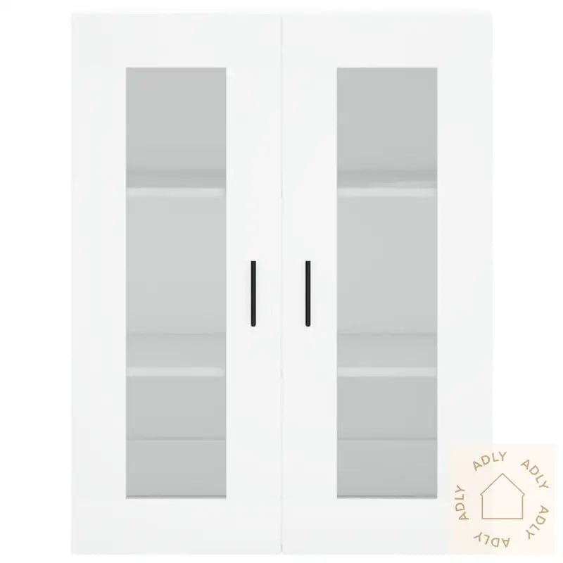 Highboard Hvit 69,5X34X180 Cm Konstruert Tre