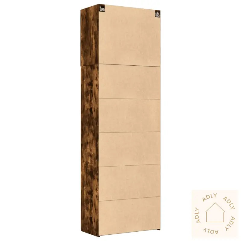 Highboard Røkt Eik 80X42,5X249 Cm Konstruert Tre