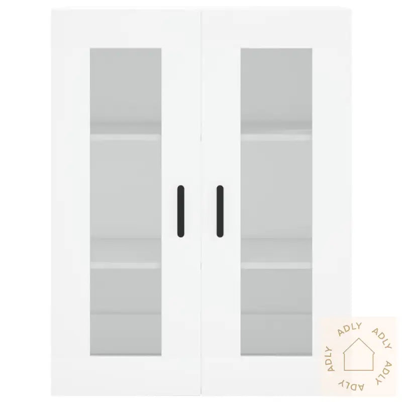 Highboard Hvit 69,5X34X180 Cm Konstruert Tre