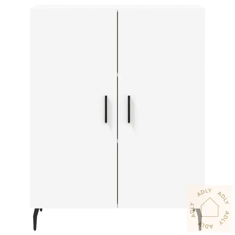 Highboard Hvit 69,5X34X180 Cm Konstruert Tre