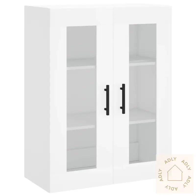 Highboard Hvit 69,5X34X180 Cm Konstruert Tre