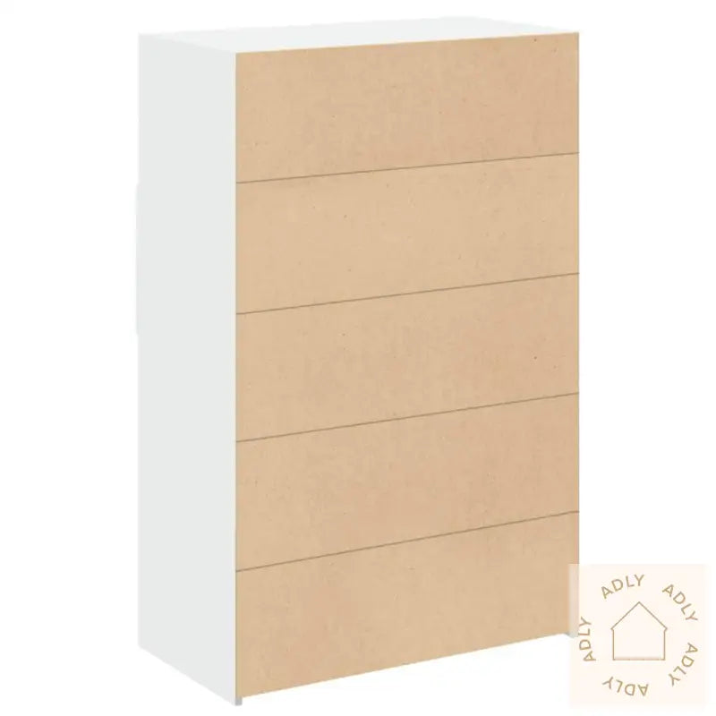 Hylle Hvit 80X42,5X124 Cm Konstruert Tre