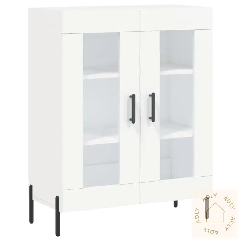 Highboard Hvit 69,5X34X180 Cm Konstruert Tre