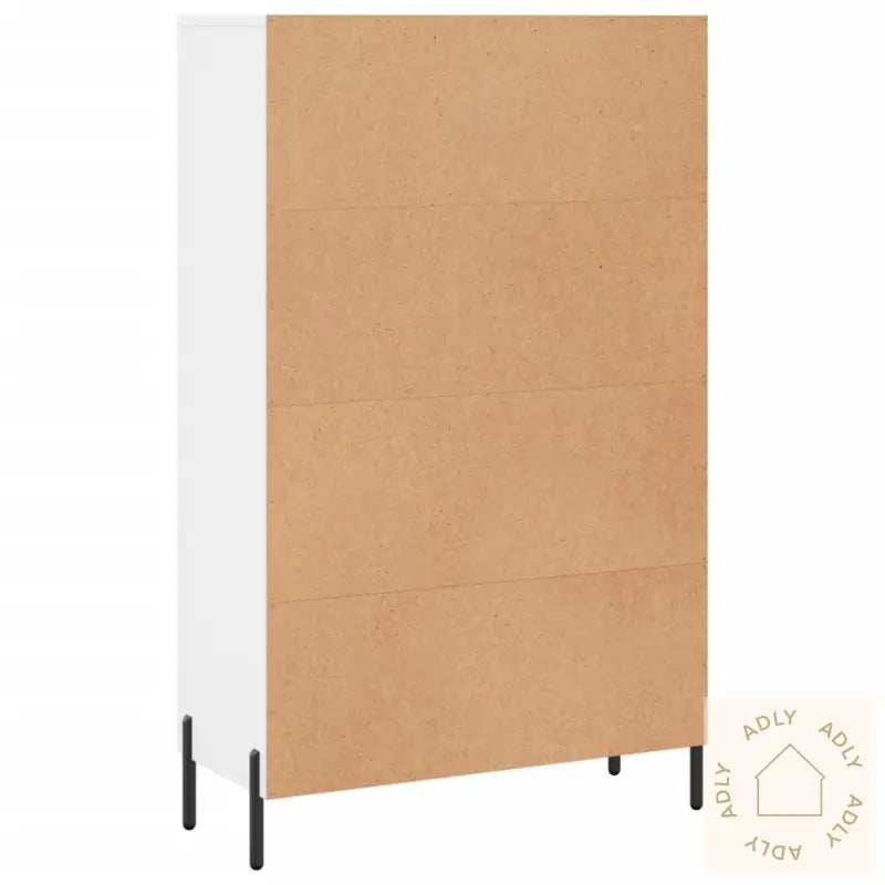 Highboard Hvit 69,5X31X115 Cm Konstruert Tre