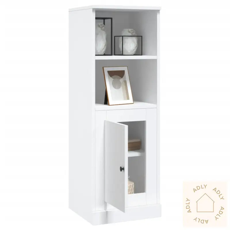 Highboard Hvit 36X35,5X103,5 Cm Konstruert Tre