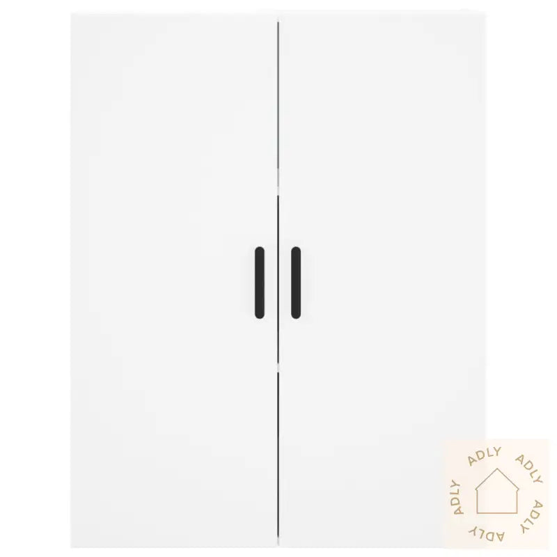 Highboard Hvit 69,5X34X180 Cm Konstruert Tre