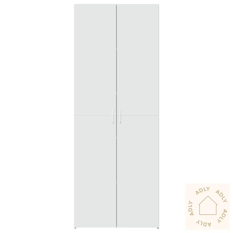 Highboard Hvit 70X42,5X185 Cm Konstruert Tre