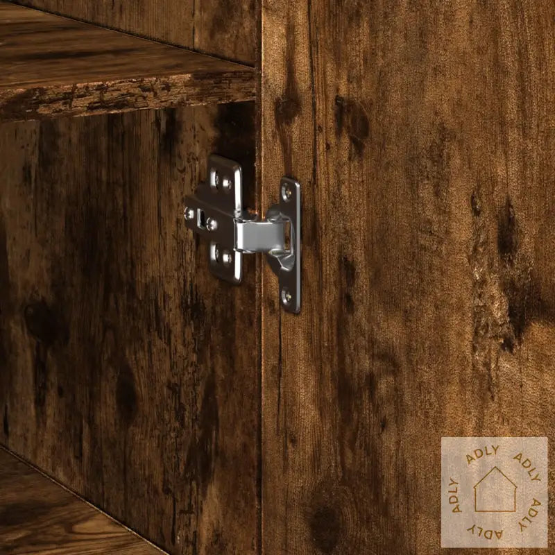 Hylle Røkt Eik 50X42,5X185 Cm Konstruert Tre