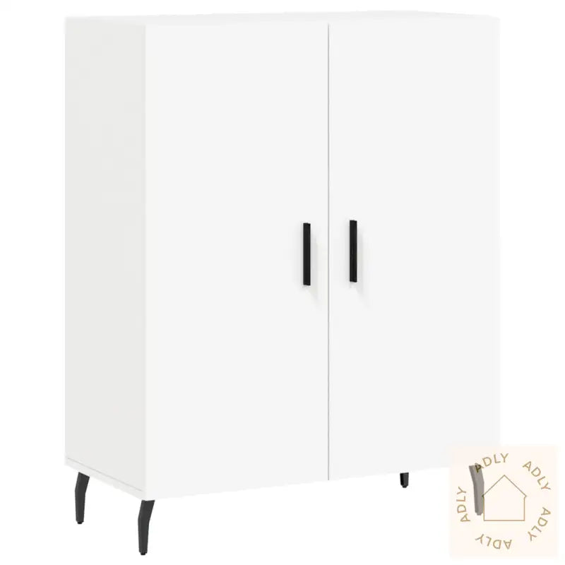Highboard Hvit 69,5X34X180 Cm Konstruert Tre
