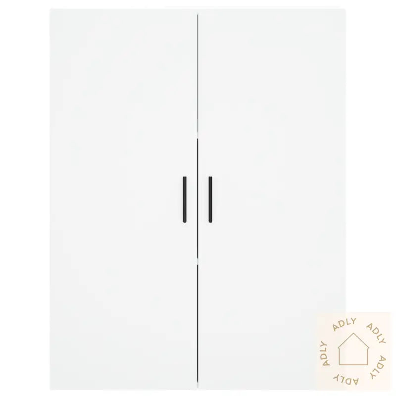 Highboard Hvit 69,5X34X180 Cm Konstruert Tre
