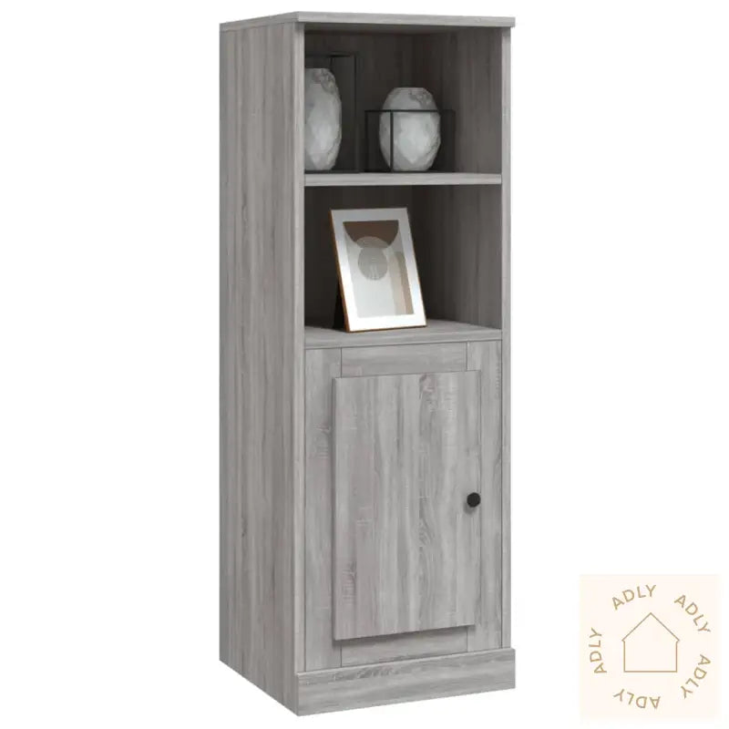 Highboard Grå Sonoma 36X35,5X103,5 Cm Konstruert Tre